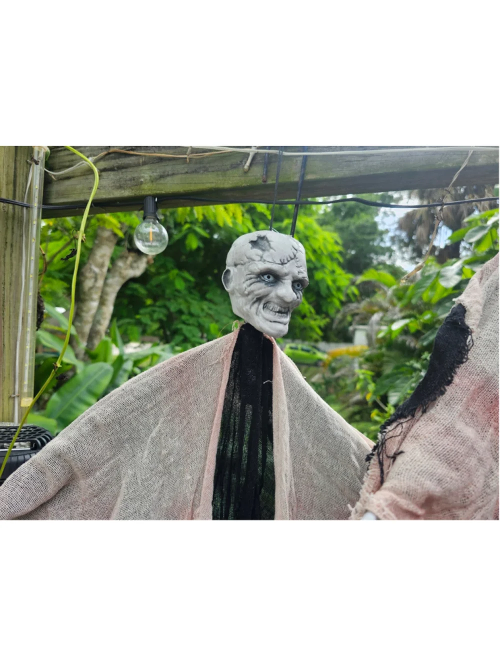 Vintage Halloween Hanging Ghoul & Grim Reaper Decor